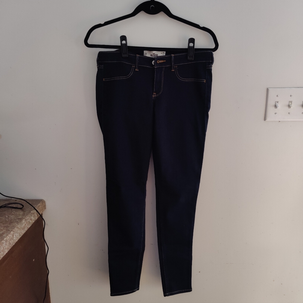Hollister Dark Low Rise Skinny Jeans
